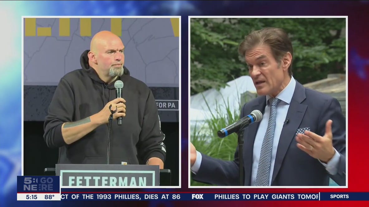 Oz criticizes Fetterman's refusal to debate in race for Pennsylvania senate seat